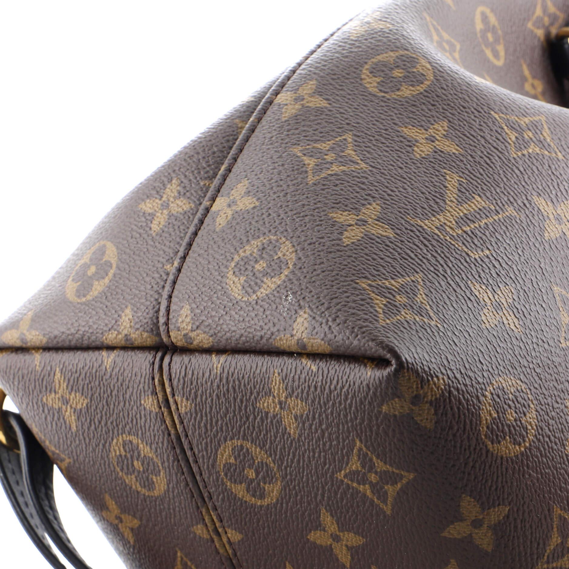 Louis Vuitton Montsouris NM Backpack Monogram Canvas with Leather PM 3