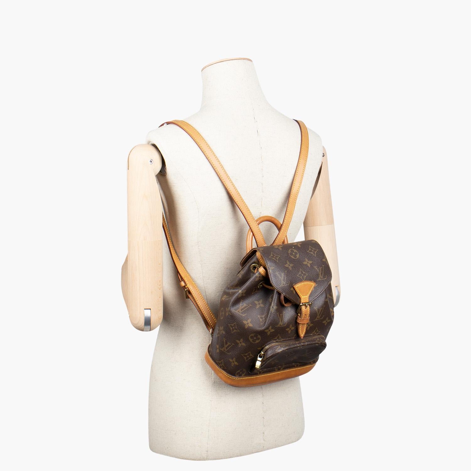 Louis Vuitton Montsouris PM Backpack In Good Condition In Sundbyberg, SE