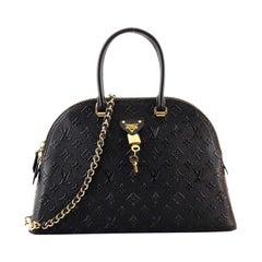 Louis Vuitton Moon Alma Bag Embossed Monogram Midnight Canvas