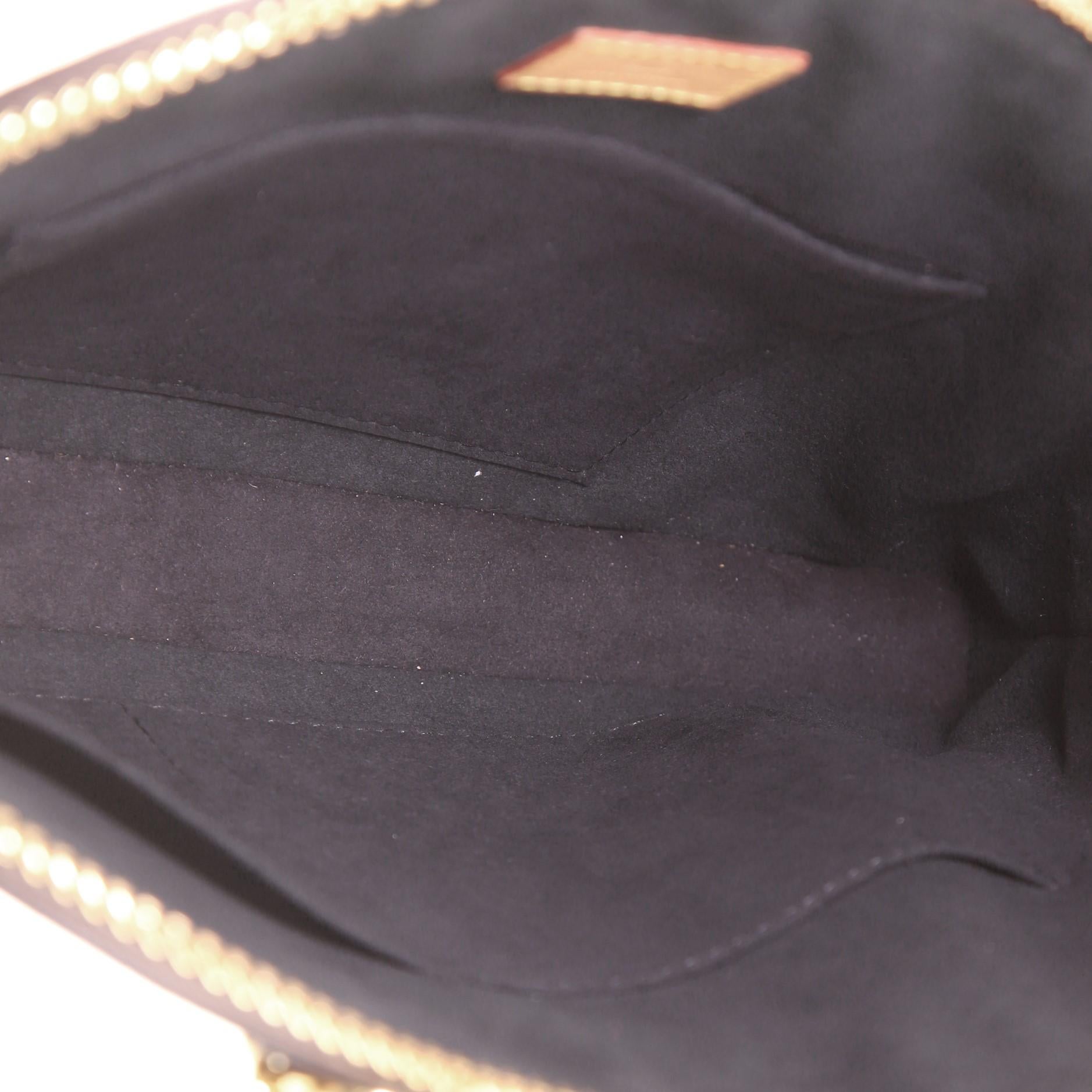 Black Louis Vuitton Moon Alma Bag Monogram Canvas