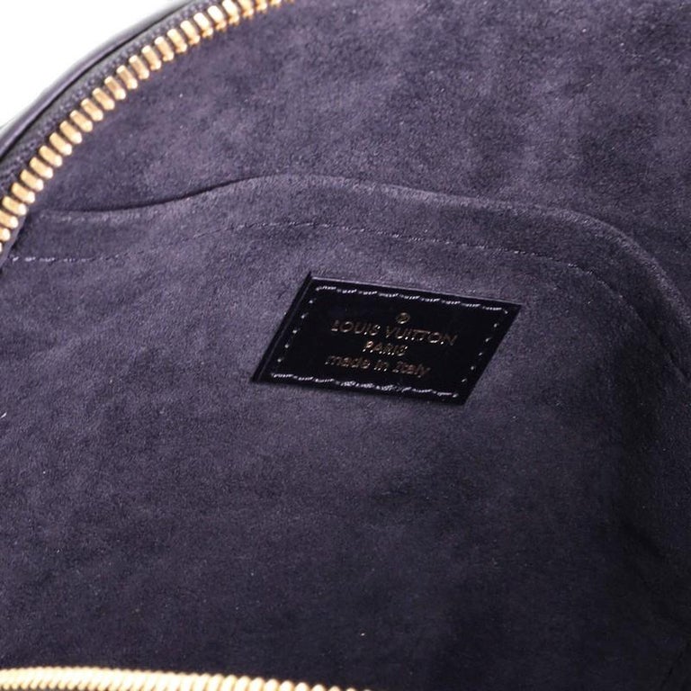 Louis Vuitton Moon Backpack Embossed Monogram Midnight Canvas Black 23245948