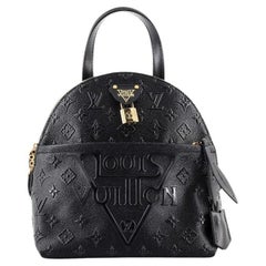 Louis Vuitton Mond Rucksack mit Monogramm aus Segeltuch mit Mitternachtsmotiv