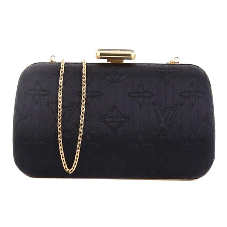 Louis Vuitton Motard Minaudiere Monogram Satin