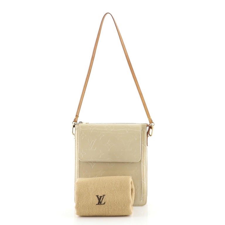 Louis Vuitton Beige Monogram Vernis Mott Bag