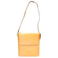 Louis Vuitton Mott Monogram Vernis 868580 Orange Patent Leather Shoulder Bag