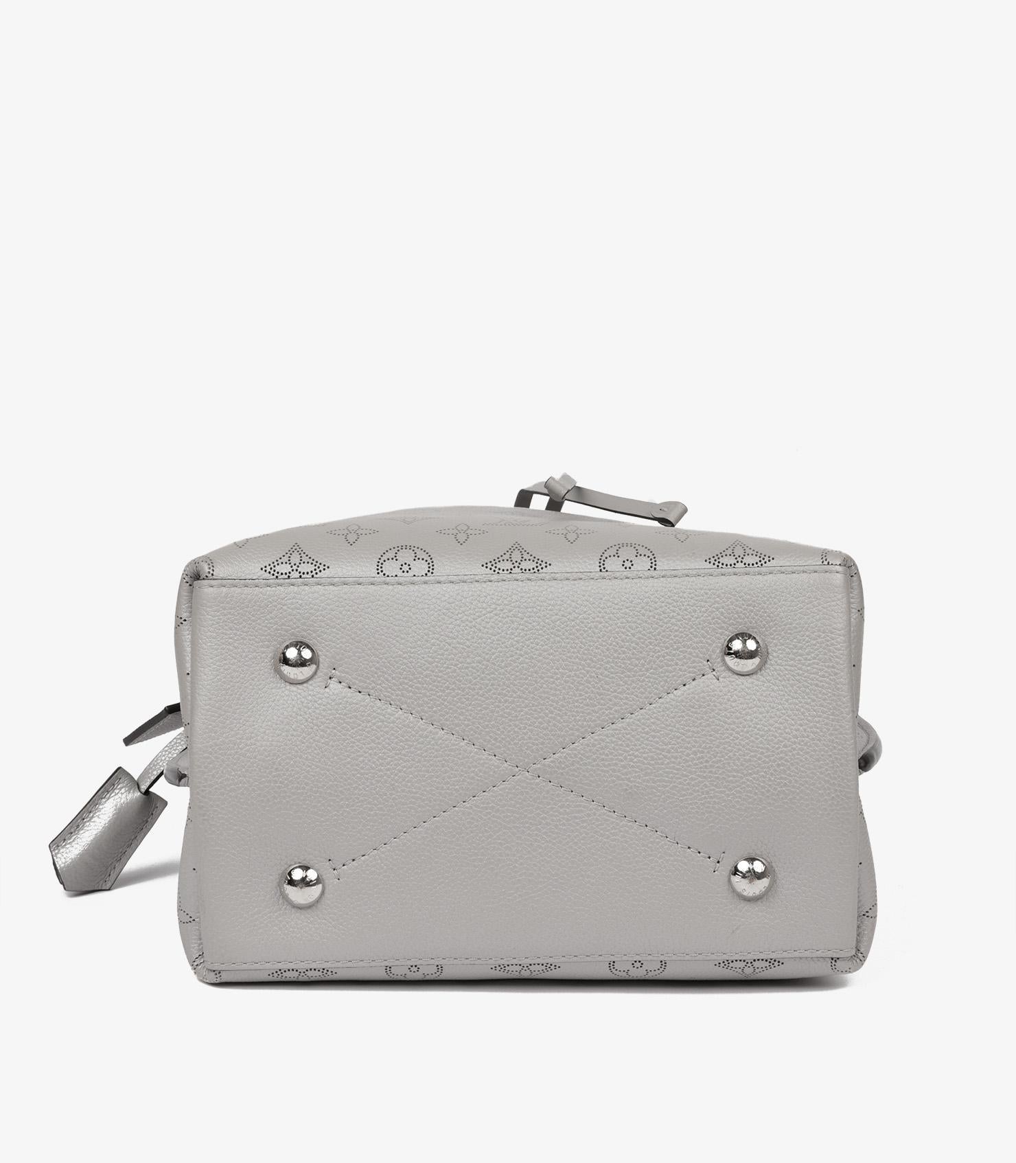 Louis Vuitton Mouse Grey Mahina Perforated Monogram Calfskin Leather Muria 1