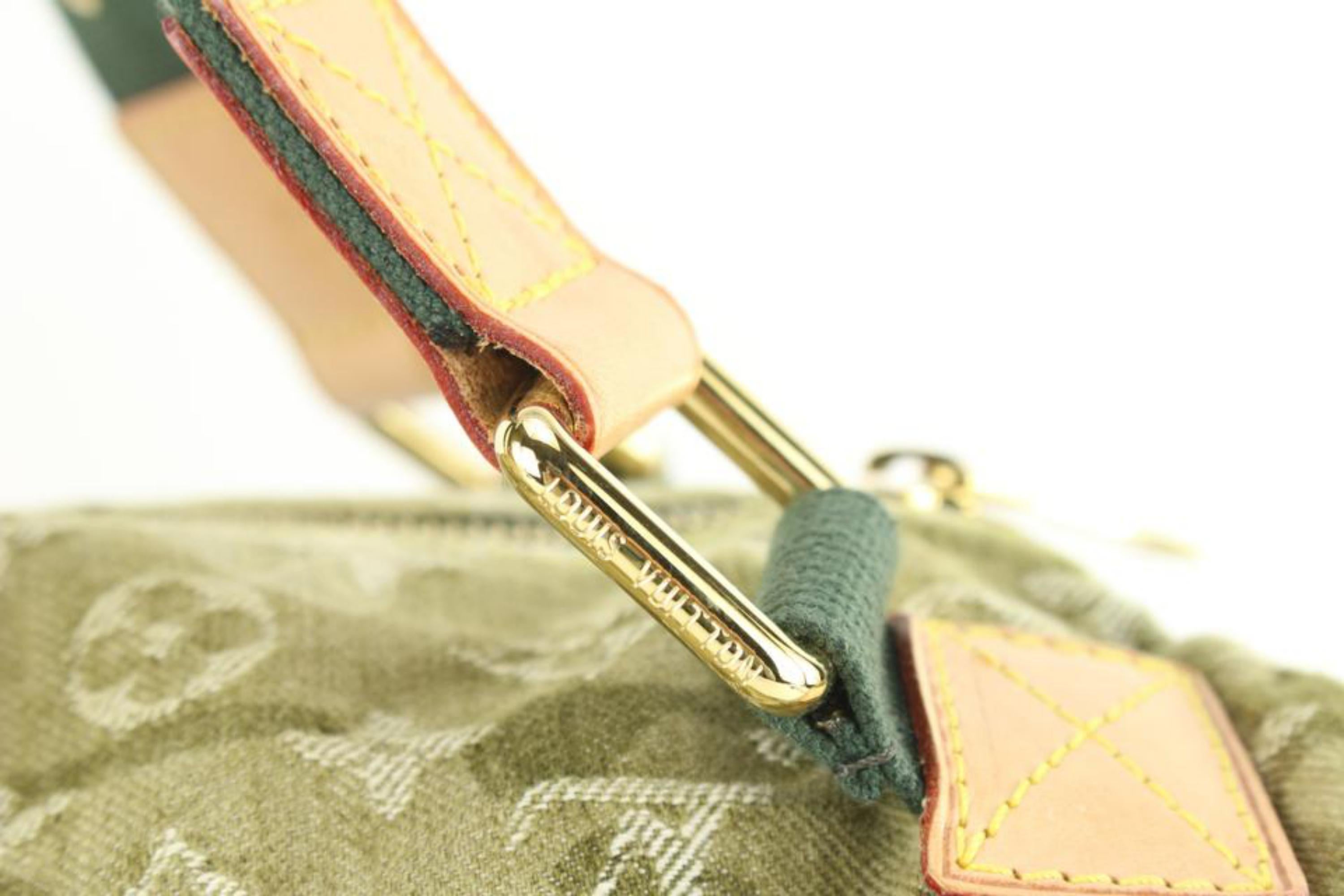 Beige Louis Vuitton Mukakami Denim Monogramouflage LYS Jasmine Camo Duffle 94lv826s