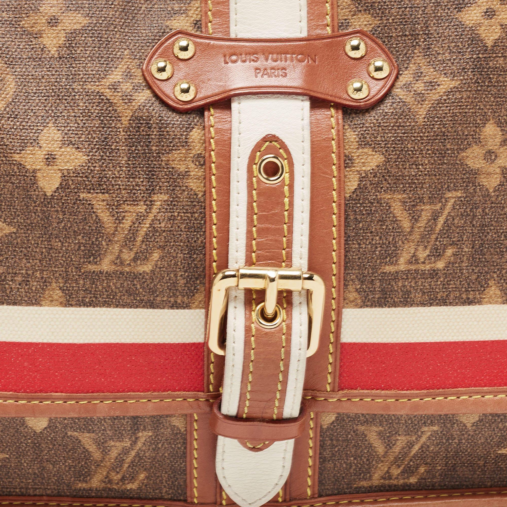Louis Vuitton Multi Canvas Tisse Porte Rayures Shoulder Bag 6