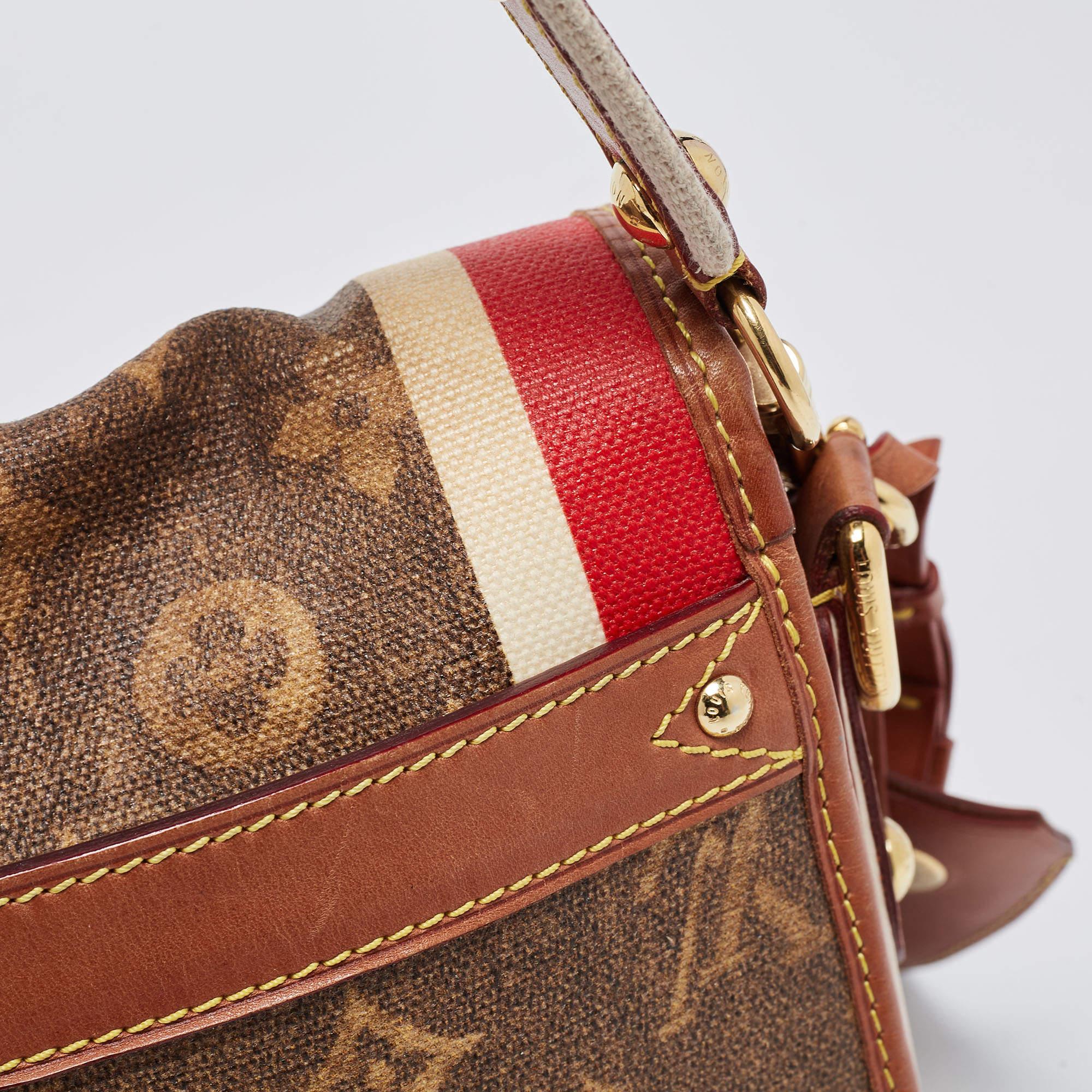 Louis Vuitton Multi Canvas Tisse Porte Rayures Shoulder Bag 4