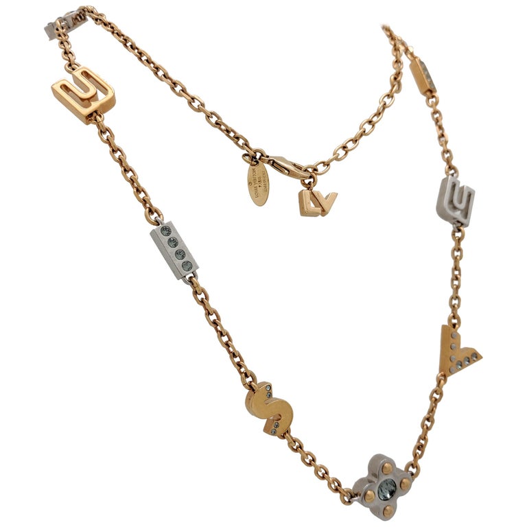 Louis Vuitton Gold Fashion Necklaces & Pendants for sale