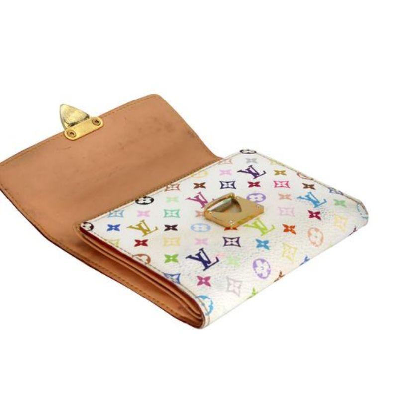 louis vuitton multi-color koala box murakami kisslock wallet