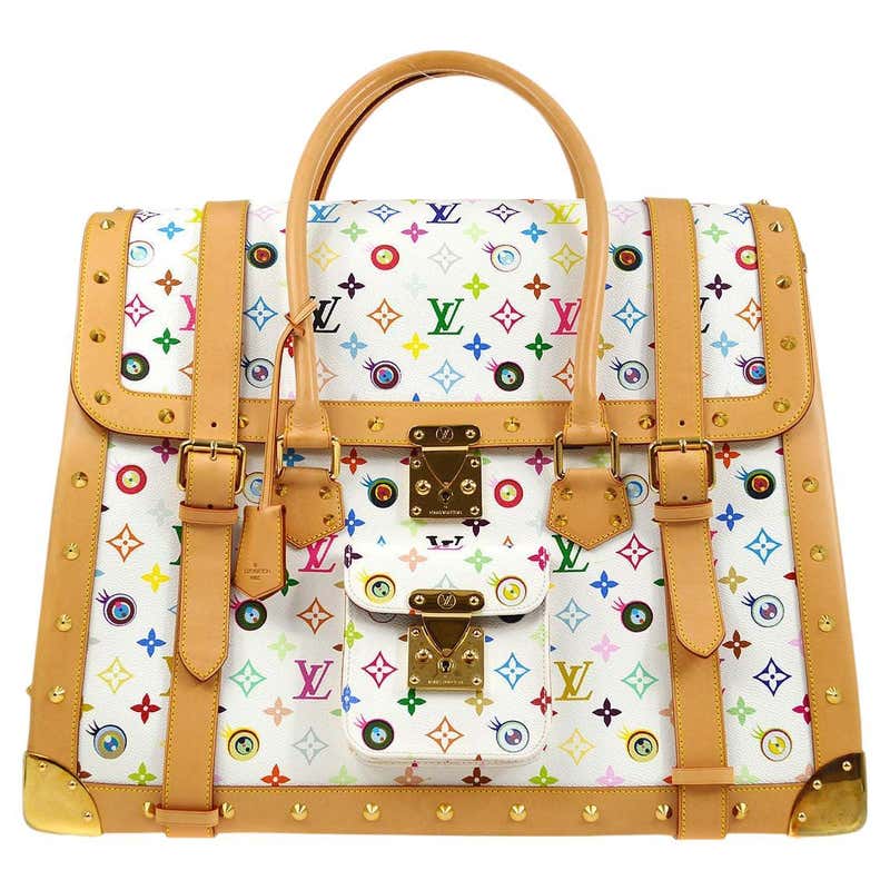 LOUIS VUITTON Multi Color Love Monogram Canvas Gold Hardware Top Handle ...