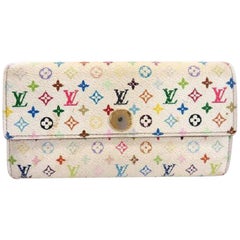 Louis Vuitton Multi Color Monogram Sarah Bifold 219607 Wallet