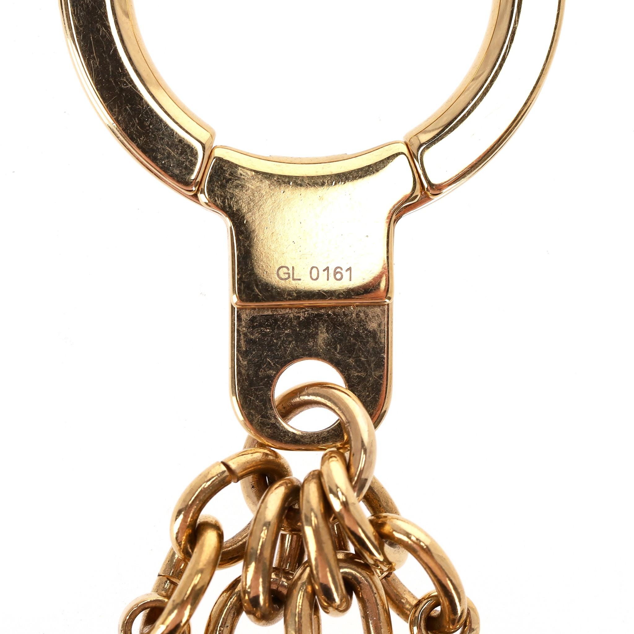 Louis Vuitton Multi Dangle 'LV' Logo Bag Charm For Sale 3