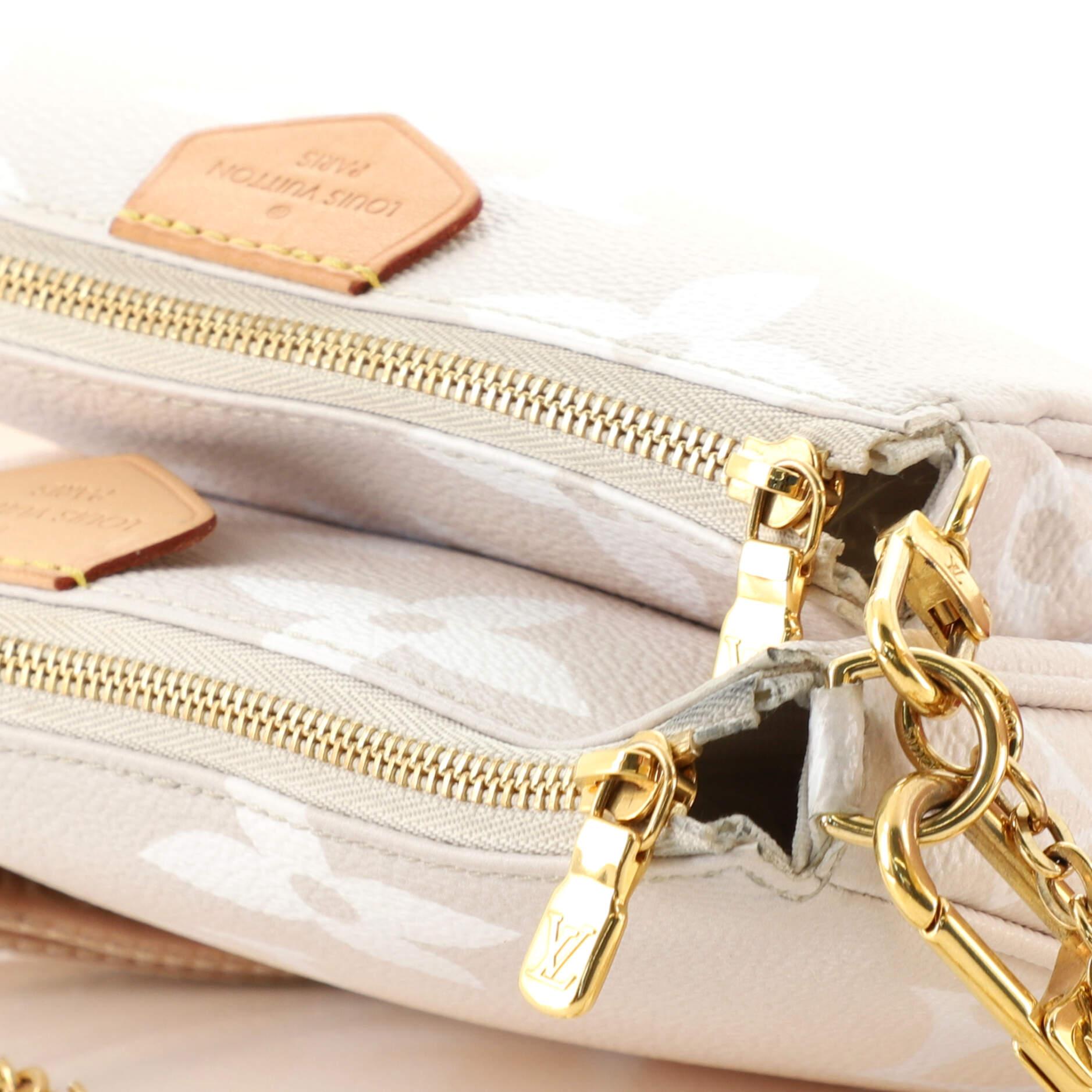 White Louis Vuitton Multi Pochette Accessoires By The Pool Monogram Giant
