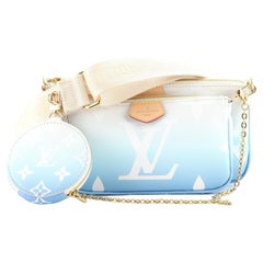 Louis Vuitton Blue Monogram Giant By The Pool Multi-Pochette Accessoires  For Sale at 1stDibs