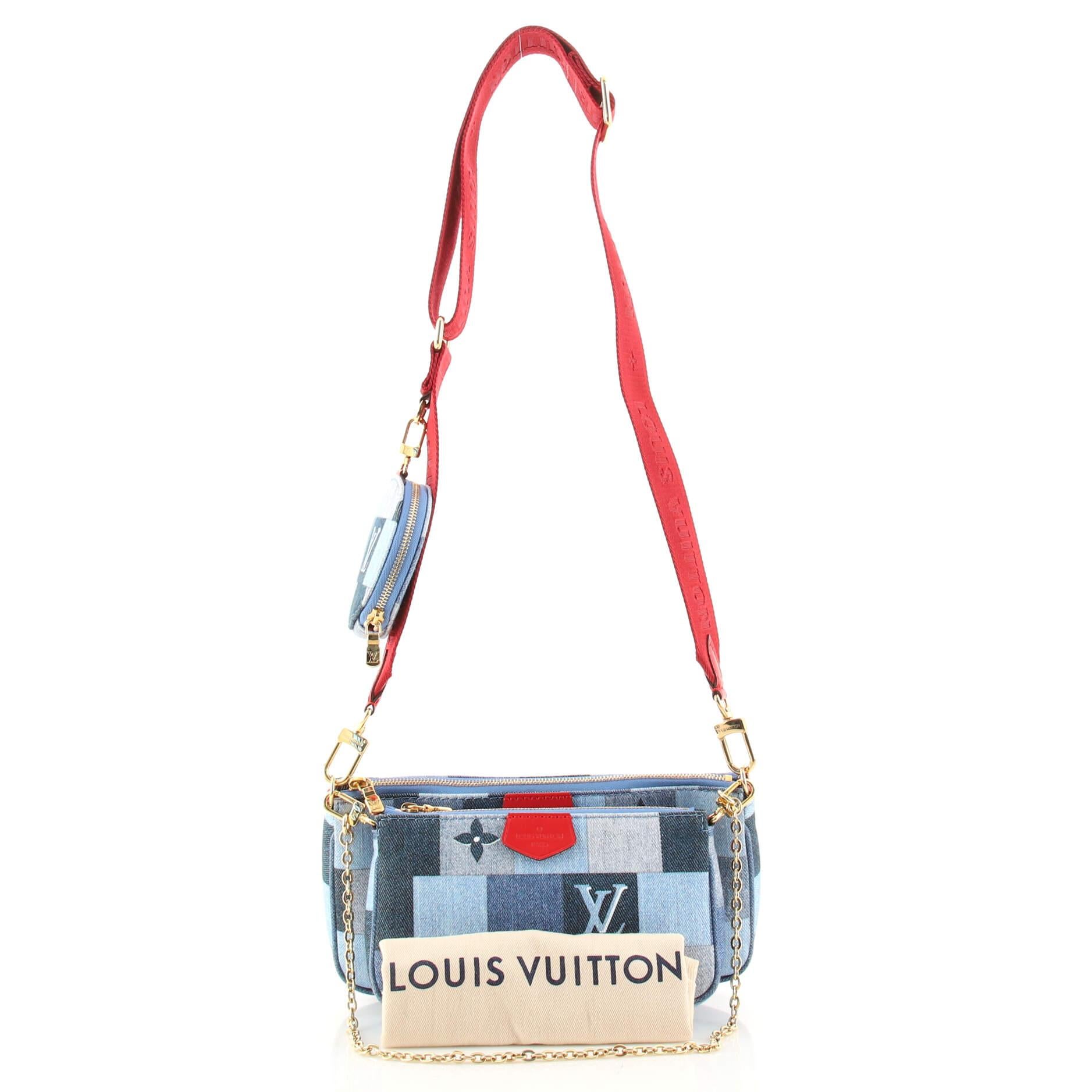 Condition: Great. Slight creasing on exterior, scratches and tarnish on hardware.
Accessories: Dust Bag, Extra Strap, Extra Bag, Pochette, With Strap
Measurements: Handle Drop 9