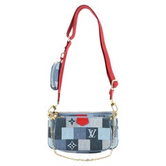 Louis Vuitton OnTheGo Tote Damier and Monogram Patchwork Denim GM at  1stDibs