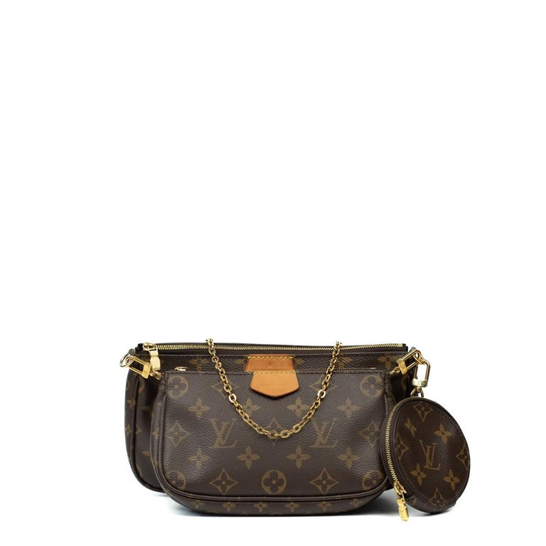 LOUIS VUITTON, Multi Pochette Accessoires in brown canvas at 1stDibs