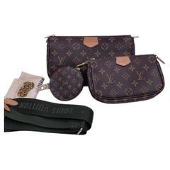 Louis Vuitton Multi Pochette Accessoires Monogram 5-in-1 Tasche M44823 Kaki Grün