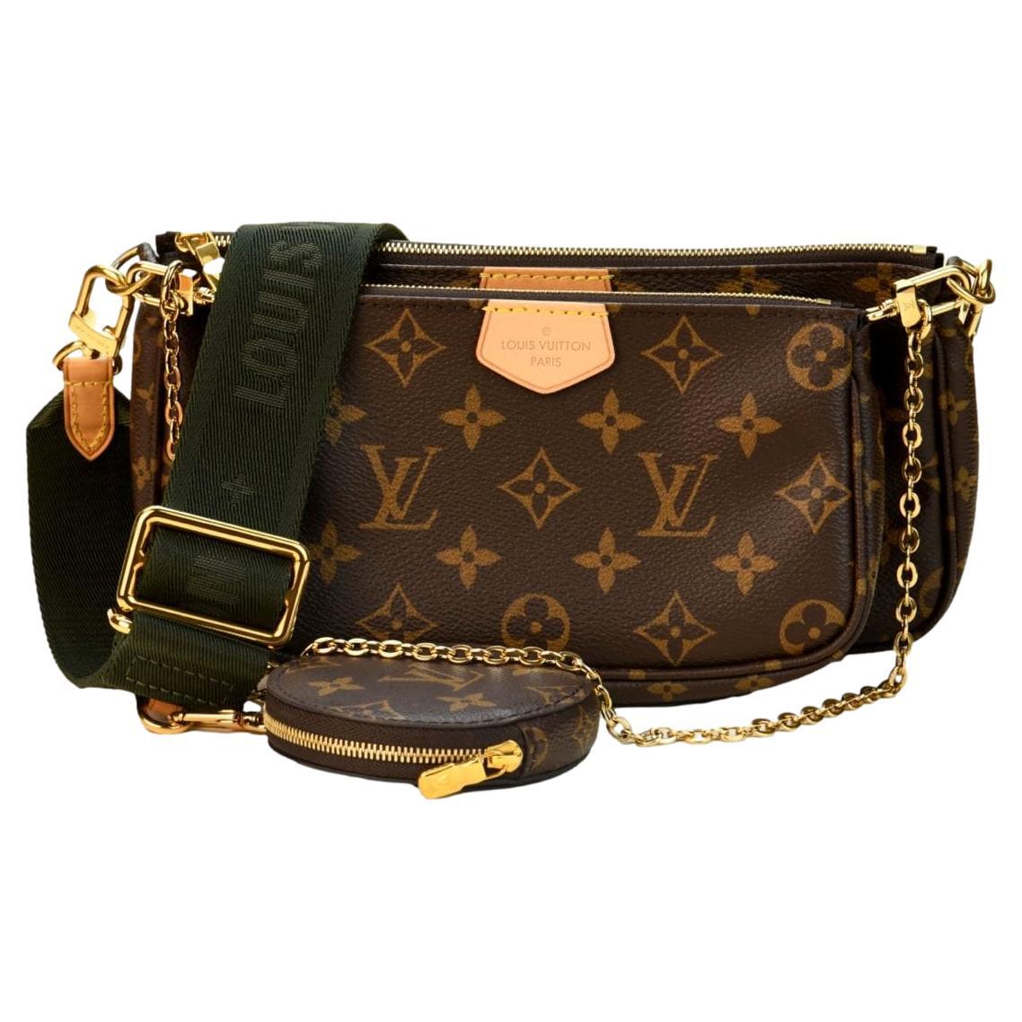 Sac à main Louis Vuitton multi-pochettes avec accessoires en toile monogramme