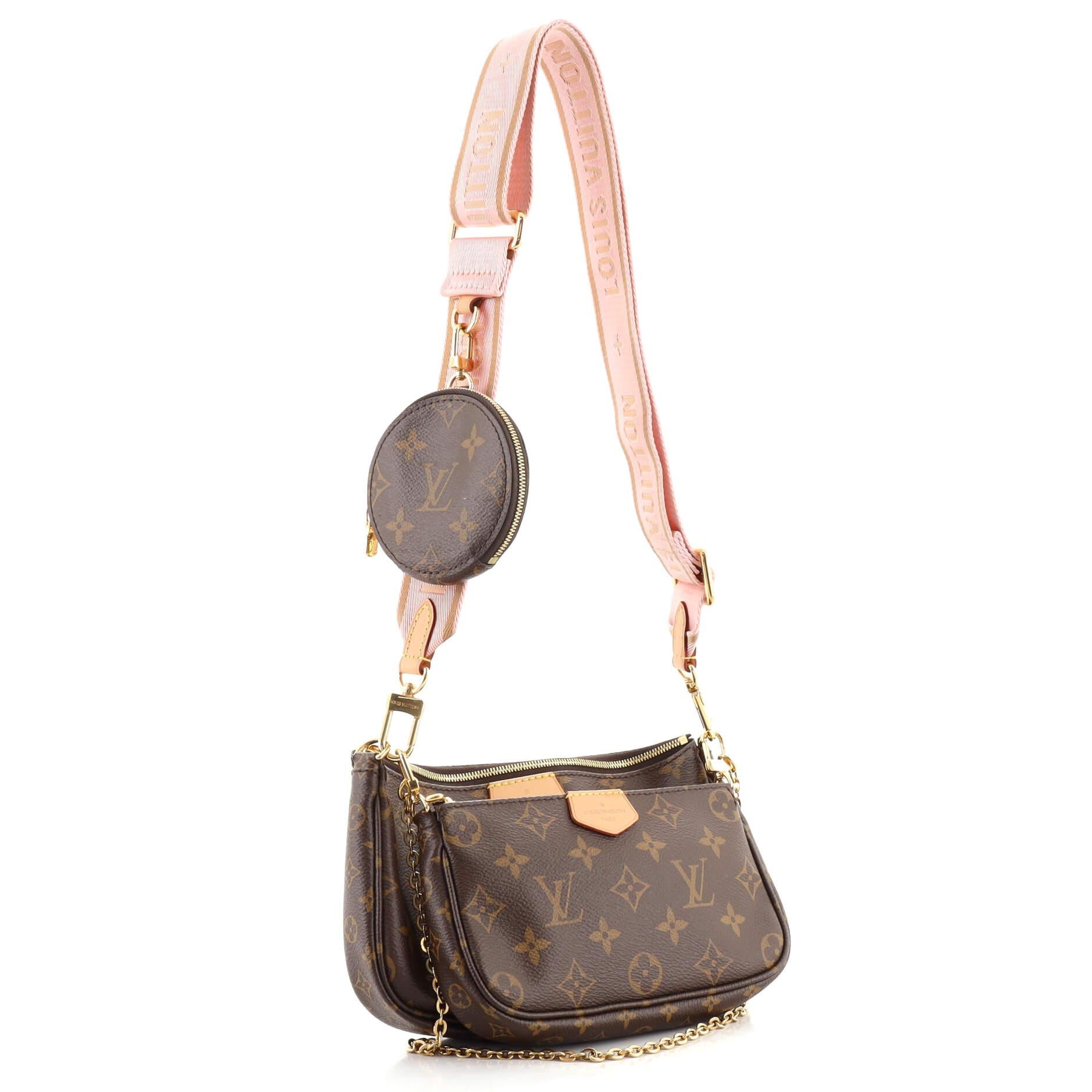 Black Louis Vuitton Multi Pochette Accessoires Monogram Canvas