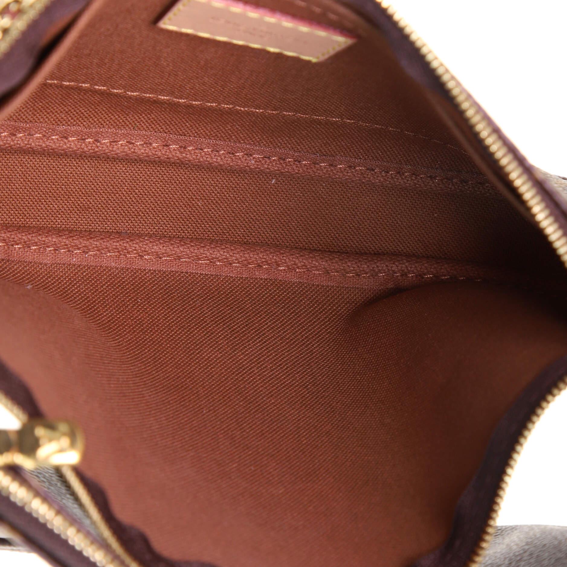 Brown Louis Vuitton Multi Pochette Accessoires Monogram Canvas