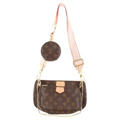 Louis Vuitton Khaki Monogram Multi Pochette Bag Trio Crossbody