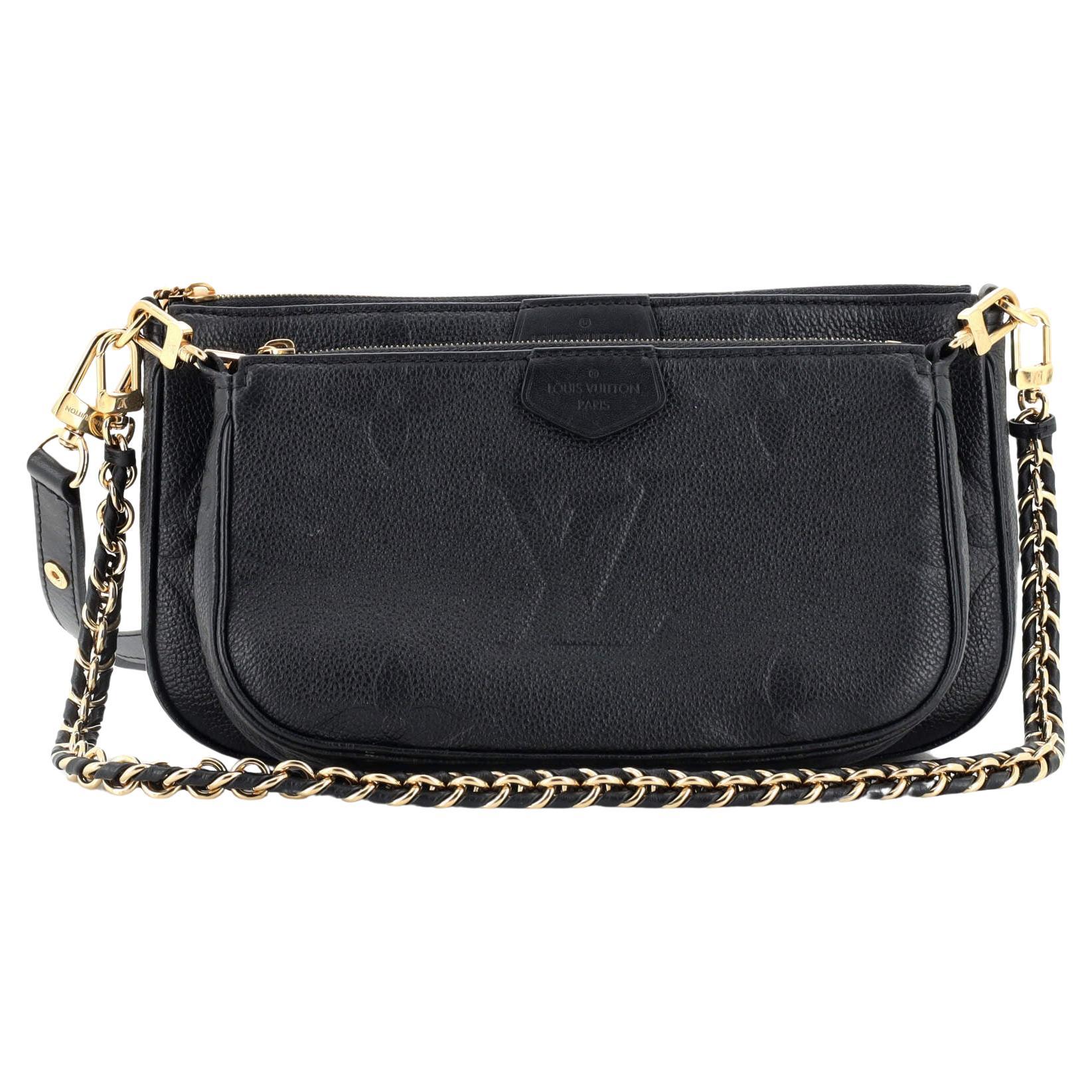 Louis Vuitton Multi Pochette Accessoires Stardust Monogram Empreinte Leather  For Sale at 1stDibs
