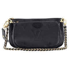 New in Box Louis Vuittom Men Multi Pochette Black Gray Bag For Sale at  1stDibs