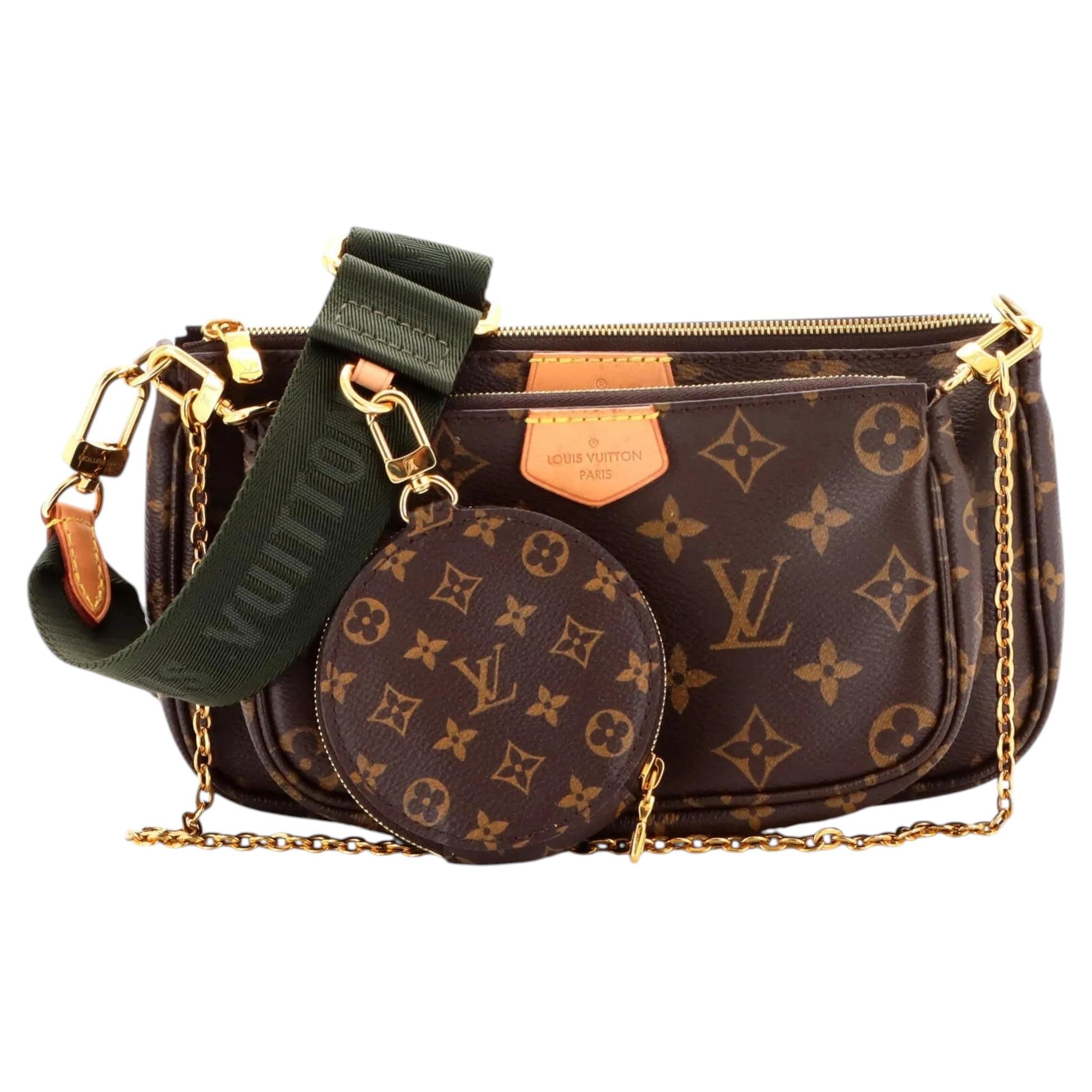 Louis Vuitton Multi pochette accessori: borsa a tracolla Monogram verde in vendita
