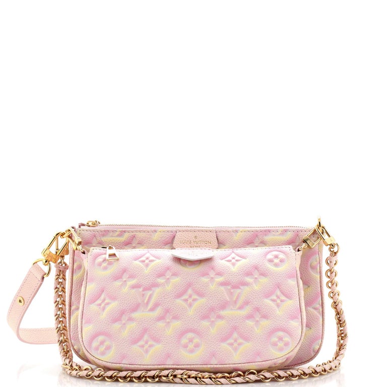 Louis Vuitton Multi Pochette Pink Strap - 4 For Sale on 1stDibs  louis  vuitton pink strap bag, lv bags pink strap, lv multi pochette bag pink