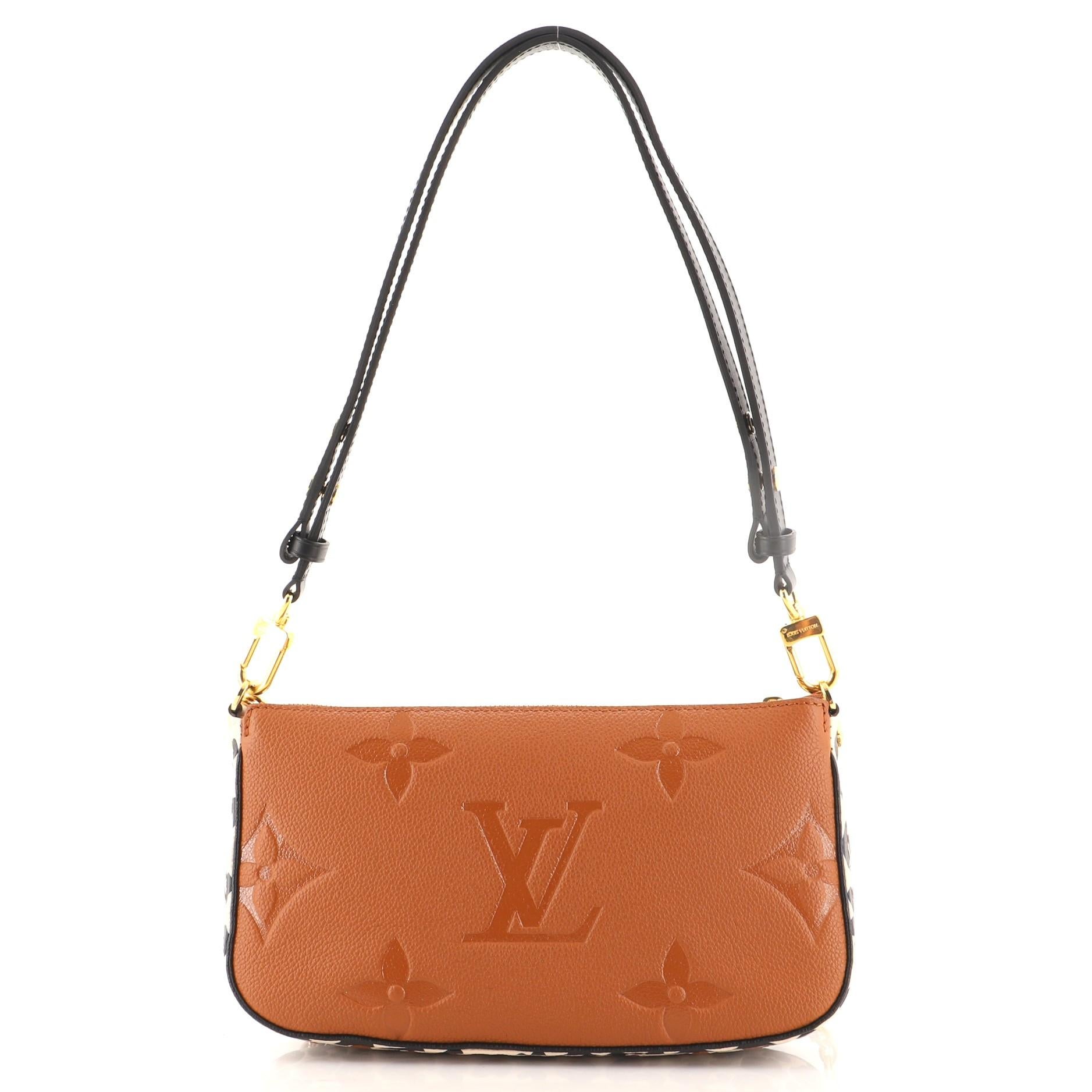 Louis Vuitton Multi Pochette Accessoires Wild at Heart Monogram Empreinte Giant In Good Condition In NY, NY