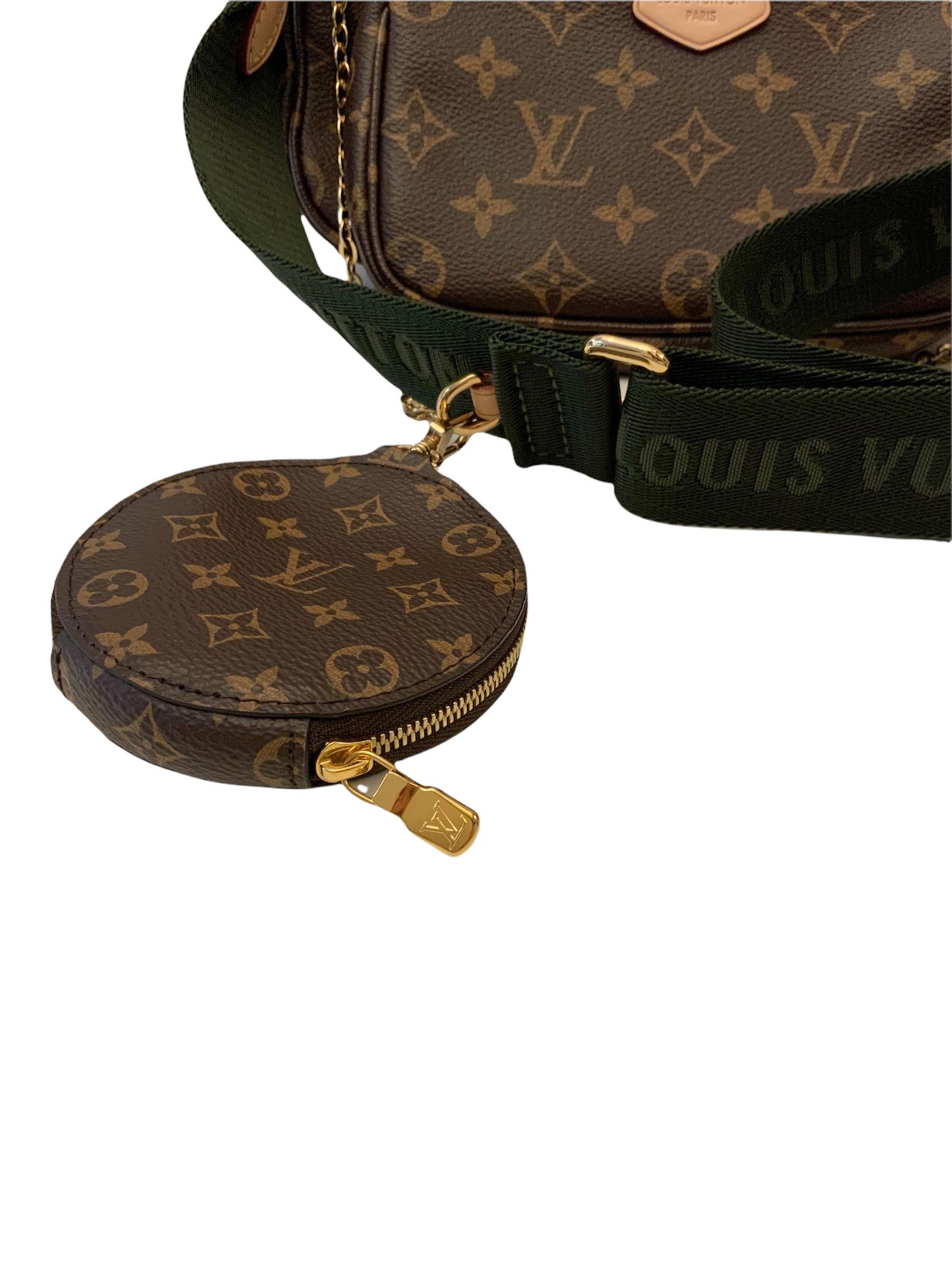Louis Vuitton Multi-pochette Accessories Monogram Canvas Bag In Excellent Condition In Geneva, CH