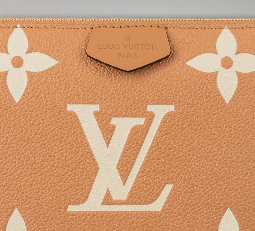 Louis Vuitton Multi Pouch Accessories Arizona / Beige Monogram Empreinte Leather 1