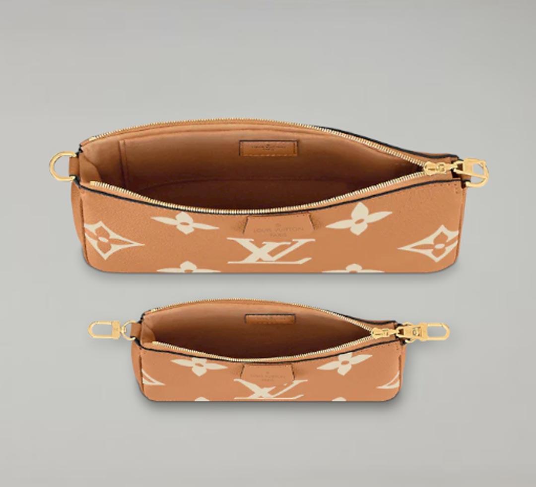 Louis Vuitton Multi Pouch Accessories Arizona / Beige Monogram Empreinte Leather 2