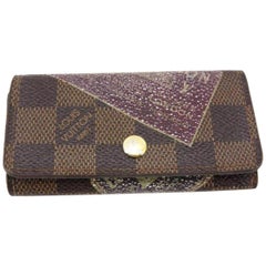 Louis Vuitton Multicles  Holder Trunks and Luggage 222005 Brown Coated Canvas