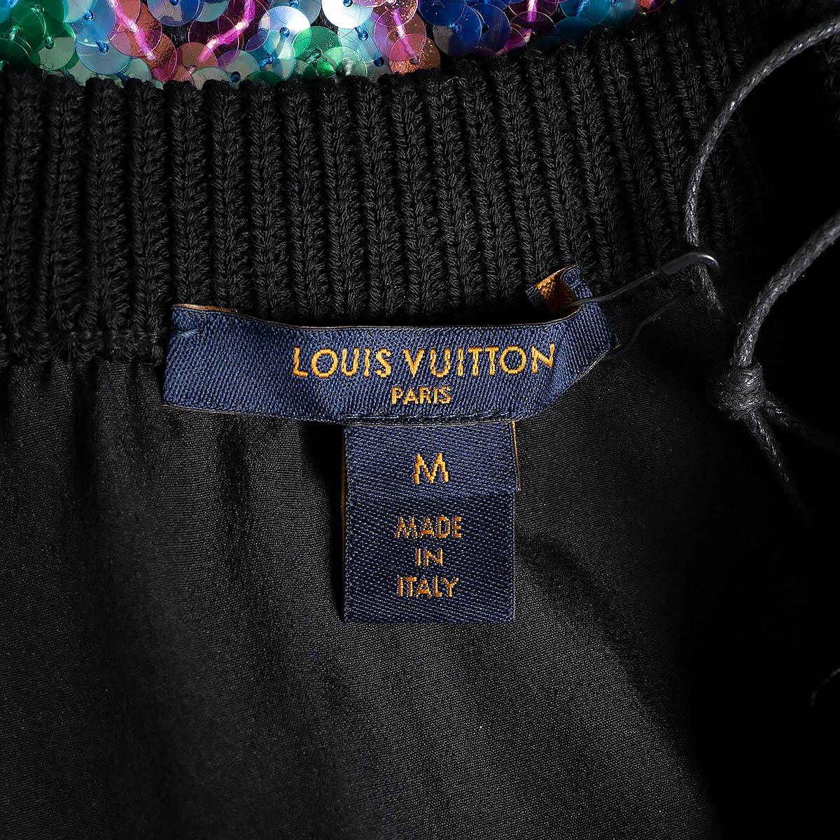 LOUIS VUITTON multicolor 2020 ZIGZAG SEQUIN Sweater Vest M For Sale 3