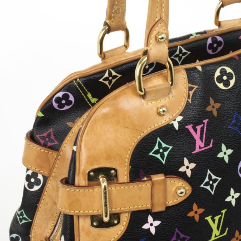 Louis Vuitton Multicolor Black Claudia Satchel 6