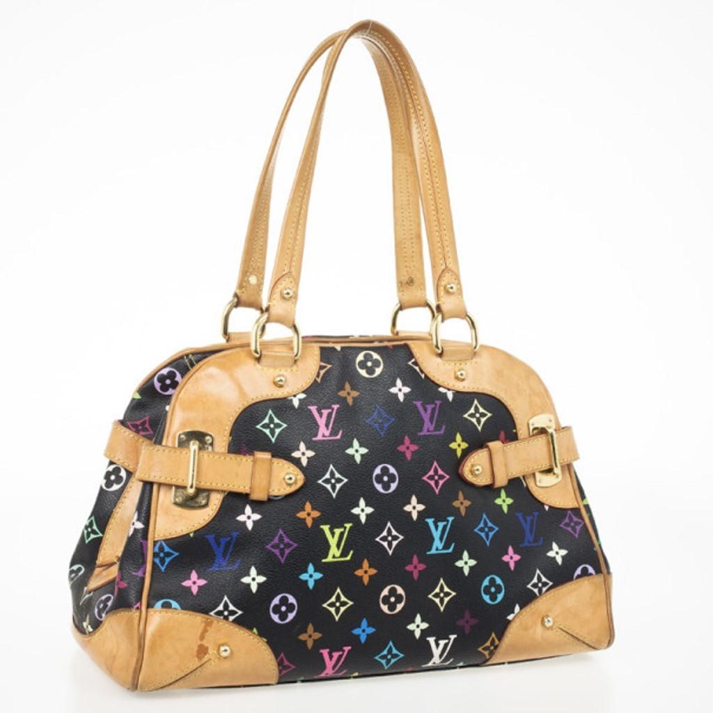 Louis Vuitton Claudia Mehrfarbige schwarze Umhängetasche im Zustand „Relativ gut“ in Dubai, Al Qouz 2