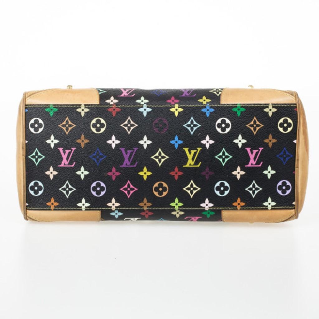 Louis Vuitton Claudia Mehrfarbige schwarze Umhängetasche Damen