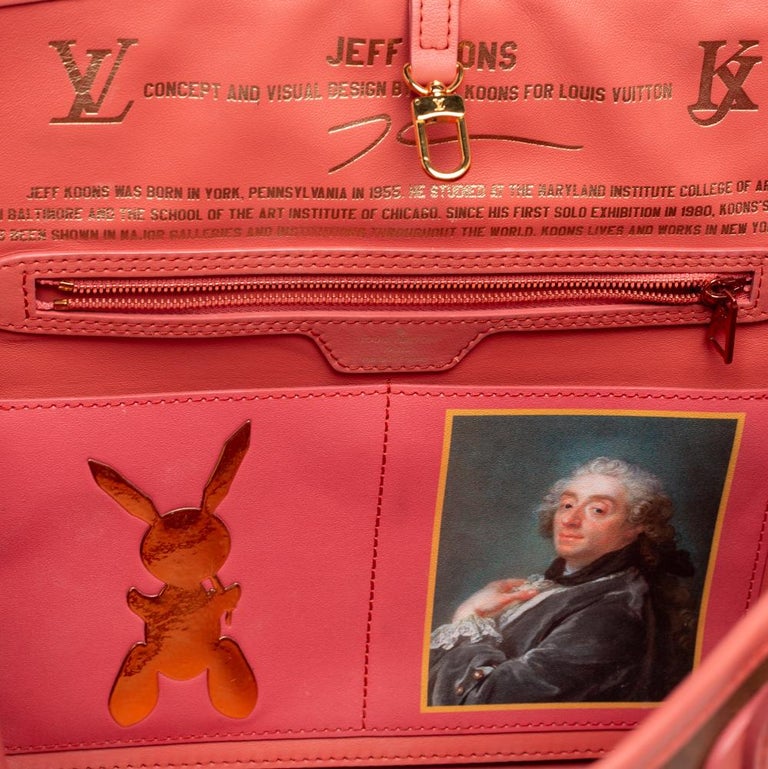 Louis Vuitton Multicolor Canvas Jeff Koons Boucher Neverfull MM Bag at  1stDibs