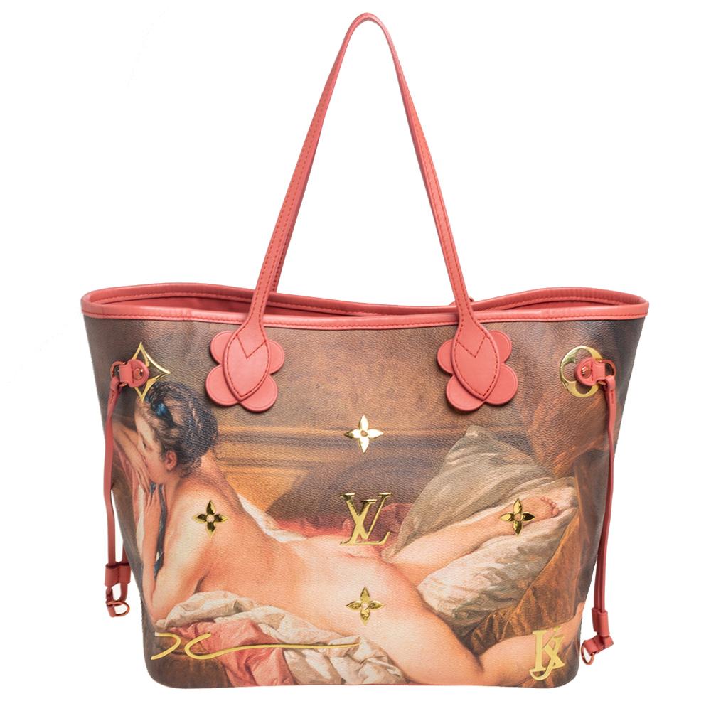 Louis Vuitton x Jeff Koons Masters Collection Mona Lisa Neverfull MM For  Sale at 1stDibs