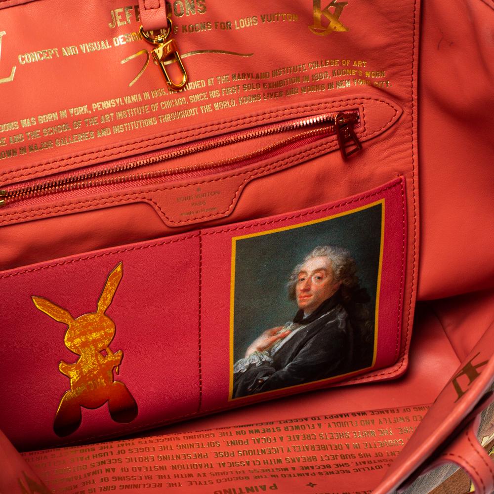 Louis Vuitton Multicolor Canvas Jeff Koons Boucher Neverfull MM Bag 1