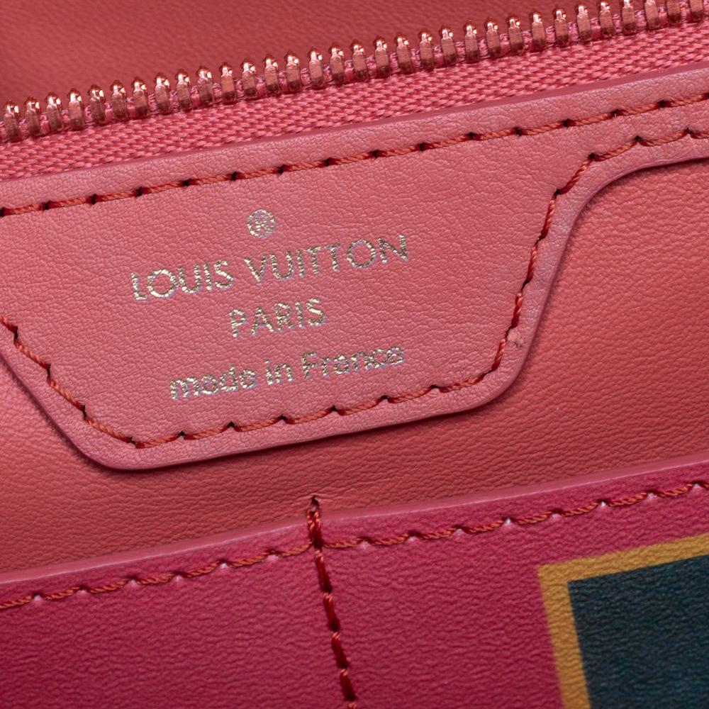Louis Vuitton Multicolor Canvas Jeff Koons Boucher Neverfull MM Bag In Good Condition In Dubai, Al Qouz 2
