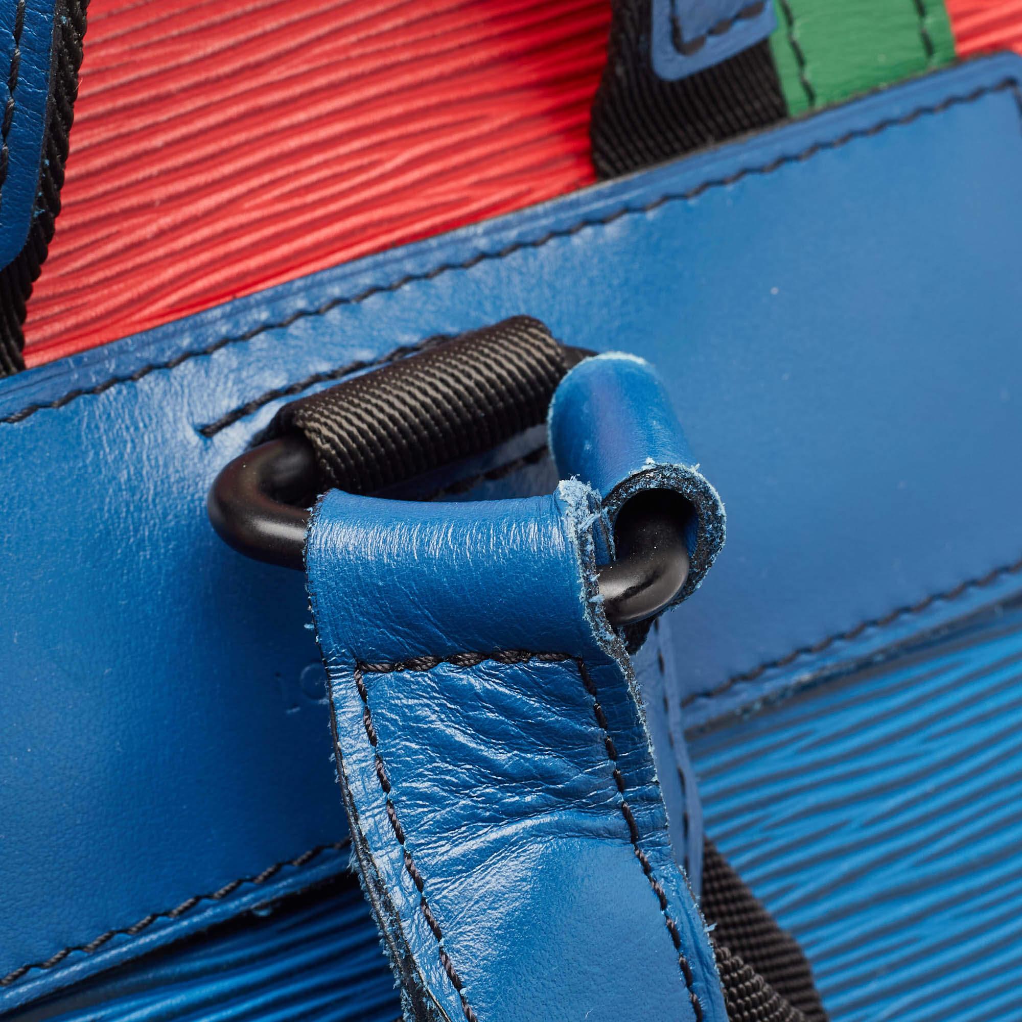 Louis Vuitton Multicolor Epi Leather Christopher MM Backpack For Sale 1