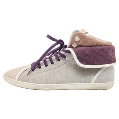 Louis Vuitton Multicolor Fabrice und Stoff Brea High Top Turnschuhe Größe 38,5