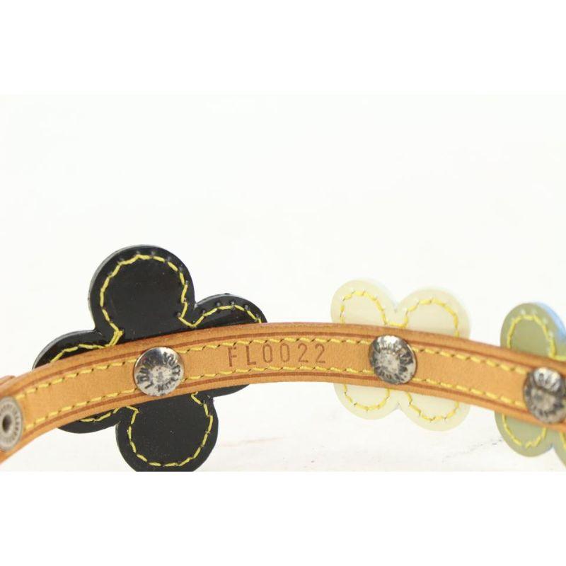 Louis Vuitton Limited Edition Monogram Vernis Lexington Fleurs Wrap Bracelet