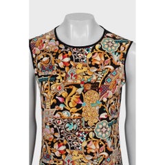 Louis Vuitton Multicolor Geometric Sleeveless Dress Sz.M