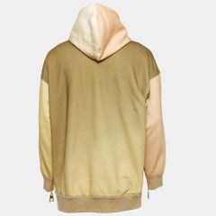 Louis Vuitton Multicolor Gradient Fleece Jersey LV Circle Hoodie L